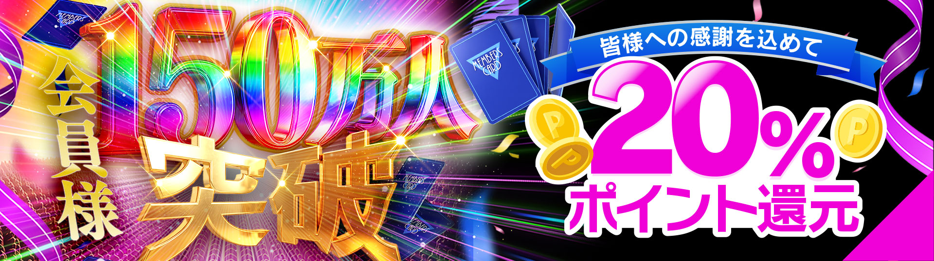 150万人突破記念イベント