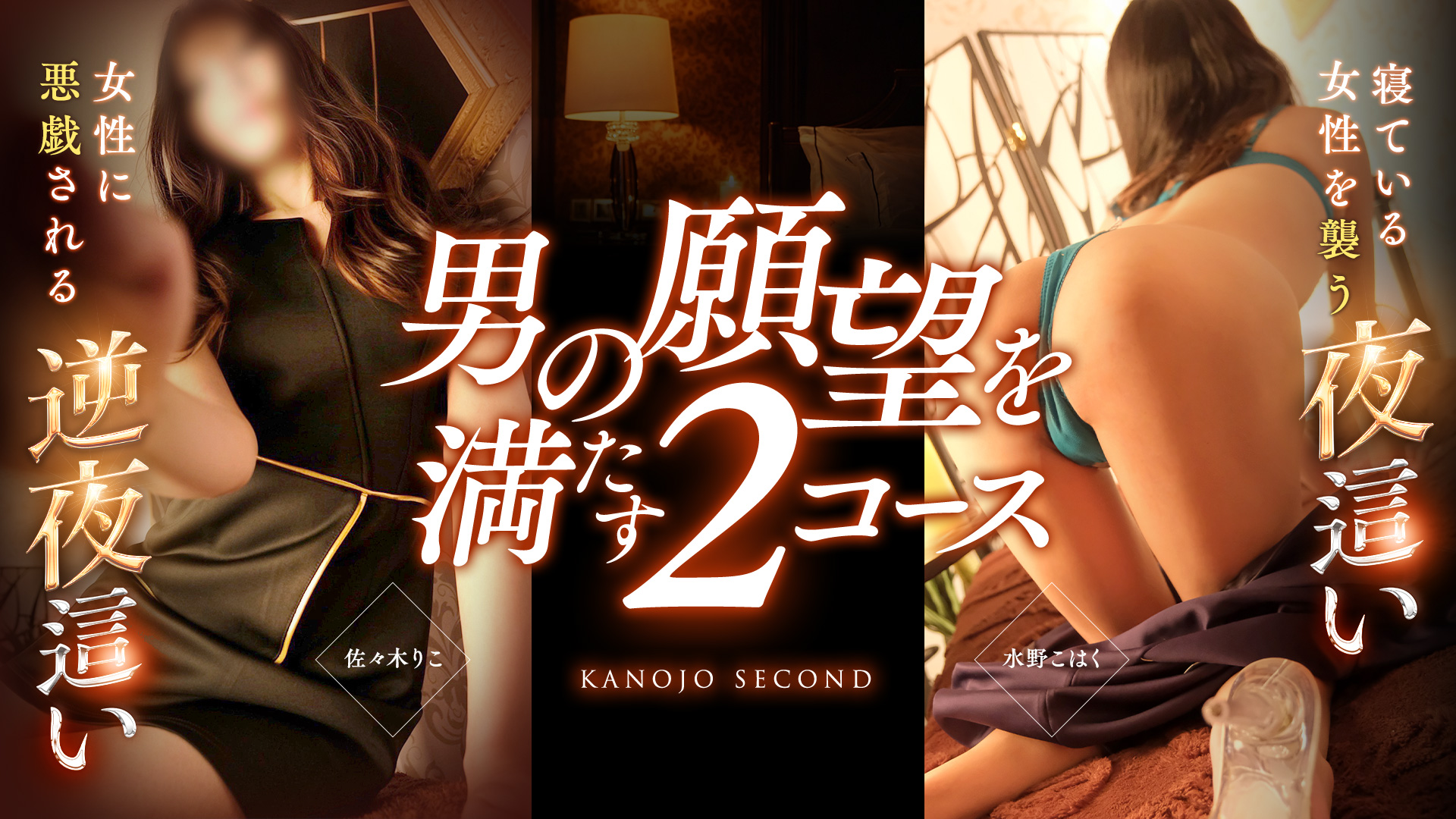 男の願望を満たす｜夜這い・逆夜這いコース